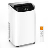 14000 BTU Portable Air Conditioners, Cools Up to 700 Sq.Ft, Free standing AC Unit, Cooling, Dehumidifier, Fan, Sleep Mode, Remote Control & Installation Kit, White