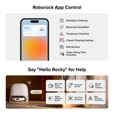 roborock Qrevo CurvX Robot Vacuum and Mop, 22,000Pa Suction, 3.14’’ Ultra Slim, Zero-Tangling Design, Reactive AI Obstacle Recognition, AdaptiLift Chassis, Auto Hot Water Mop Washing & Drying
