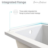 Swiss Madison Voltaire 48" x 32" Left-Hand Drain Alcove Bathtub