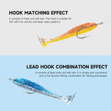 Soft Fishing Lures(96 Pcs), 2.7" Paddle Tail Swimbaits Soft Plastic Lures, Unique Vibrating Swim Action for Trout Crappie Walleye Sea Bass(96 Pcs, 8 Colors)