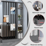 Indoor Standing Wall Divider Column Wood Room Divider for Home Claustra Design for Enhanced and Space Separat