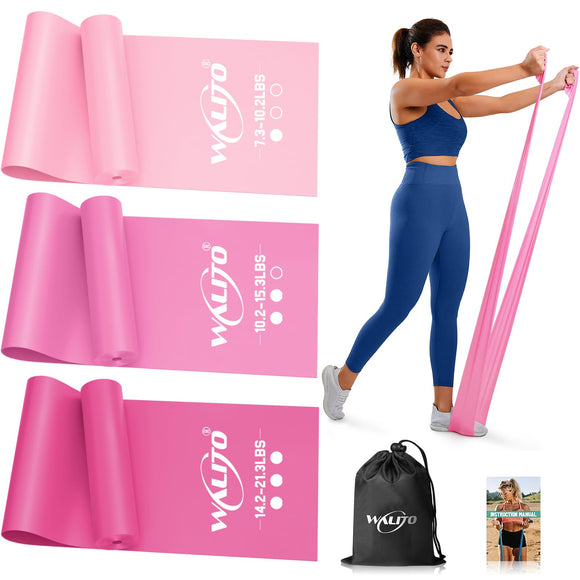WALITO Resistance Bands for Working Out, Exercise Bands for Women and Men, Workout Bands for Physical Therapy, Stretch, Recovery, Pilates, Rehab, Strength Training and Home Gym WALITO