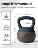 YOTTOY Soft Kettlebells, 10 lb kettlebell with Anti-Slip Base & Impact-Resistant Design - Perfect for Strength Training Kettlebells Weightlifting, Personal Training