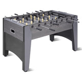 RAYKEEP Foosball Table, 54" Full Size Games Table w/ 2 Balls for Adults & Kids, Arcade Soccer Table for Home, Game Room, Office, Party (Dark Grey Wood Grain)