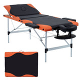 BestMassage Aluminium Massage Bed Portable Massage Table 28 inch Wide Lash Bed Height Adjustable 3 Folding Spa Table with Non-Woven Bag for Spa Footmassage Facial CareSpa Tattoo