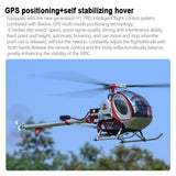 ConsoleXpress RC Helicopter with GPS for Adults, JCZK 300C PRO 2.4G 12CH Flybarless RC Helicopter Model with H1 PRO Flight Controller, GPS Positioning, Auto-Hover & One-Key Return