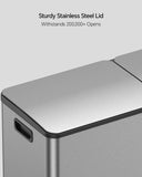 Lovewind Dual Trash and Recycling Bins for Kitchen