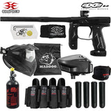Maddog Empire Axe 2.0 Paintball Gun Marker Elite HPA Package - Dust Black