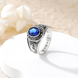 Oseew 2027 Men Custom Pattern Graduation Ring Gift Box Style1