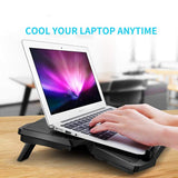 TEDILUVI Laptop Cooler Cooling Pad Notebook Gaming Stand with Four Fan