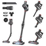 RONEAIR Cordless Vacuum Cleaner for Home,Cleans Under Furniture Without Bending,40Kpa 45Mins,Self-Standing,Powerful Stick Vacuum Cordless for Pet Hair,Hard Floors,Carpets,Car