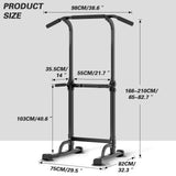 soges Power Tower Pull Up & Dip Station Multi-Function Home Strength Training Fitness Workout Station Height Adjustable, PSBB005-N soges