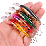 Aorace 84pcs Fishing Lures Set Metal Jigging Spoon Hard Baits Minnow Crankbait VIB Swimbait for Bass Pike Fit Saltwater and Freshwater Aorace