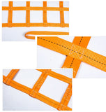 Lifting Net Net Bag Net Security Tear Resistance Strong Load-Bearing Covering Cargo Used in Construction Cargo Hanging Net Lifting Net Straps Flat Nylon Net 15X15cm mesh ( Color : 2T , Size : 3X3m )