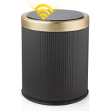 onlcuk Smart Bathroom Trash Can Garbage Can with Lid, 2.8 Gallon Motion Sensor Trash Bin