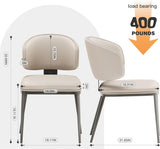 HaufChox Dining Chairs Modern High Backrest Comfortable, Fashion