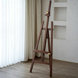 Solid Wood Artist's Easel，Foldable Floor-Standing Display Stand
