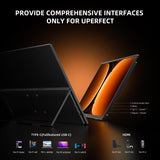 UPERFECT Portable Monitor 4K 24" QLED, 400 Nits 145% sRGB Large Monitor