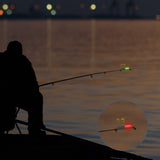 DunkTeam 6PCS Night Fish Strike Alert Glow Stick Alert, Fishing Bite Alarm, LED Fishing Alarm with Bell, Fishing Glow Sticks with 8PCS CR425 Battery