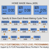 KITCHENARM 29-in-1 SMART Bread Machine with Gluten Free Setting 2LB 1.5LB 1LB Bread Maker Machine with Homemade Cycle - Stainless Steel Breadmaker with Recipes Whole Wheat Bread Making Machine