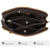 Wallet Man Crazy Horse Leather Clutch Retro Layer Cowhide Bag