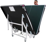 Butterfly Space Saver 22 Ping Pong Table—Indoor Rollaway Table—ITTF Approved Table for Tournaments, Clubs, Or Homes—Professional Ping Pong Net Included—Compact Storage