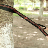 AFPSDLFJDLS Outdoor Two Person Camping Hammock Portable with Tree Straps Light Parachute Cloth Nylon