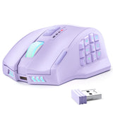 UtechSmart Venus Pro Wireless MMO Gaming Mouse, 16,000 DPI Optical Sensor, Wired/Wireless Dual Modes