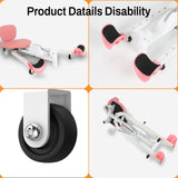 OLenyer Leg Stretcher Pink - Split Machine for Leg Stretching (New Model with Backrest and Phone Holder), Flexibility Stretching Equipment - ,Yoga, Ballet, Dance, Martial Arts