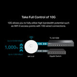 TP-Link TL-SX1008, 8 Port 10G/Multi-Gig Unmanaged Ethernet Switch