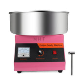 Cotton Candy Machine Commercial,Pink Electric Candy Floss Machine for Outdoor Birthday Parties,Cotton Candy Machine for Family Events, Ball Games, Festivals