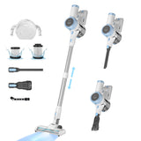 ENCHE Cordless Stick Vacuum Cleaner, 45KPA Powerful Suction 50Mins Runtime, Lightweight 6-in-1 Vacuum with LED Touch Screen Anti-Tangle for Pet Hair Hard Floor Carpet Home Car