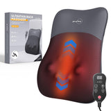 pryfey Back Massager, Rolling Up and Down Back Massager with Heat, Back Massage 4D Kneading for Pain Relief Deep Tissue, Ultrathin Shoulder Massager Mother's Day Gift for Women Men Parents