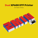 INKSONIC A3+ Dual XP600 DTF Printer: Shaker & Dryer, Fume Extractor, Laptop