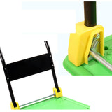 Foldable Push Hand Cart Foldable Platform Truck Plastic Deck Metal Handle Folding Push Cart