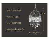 Chandelier, Classical Shade Balcony Loft Brass Lamp Reception Desk