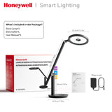 Honeywell H6 Desk Lamp for Home Office, Dimmable Reading Table Light, Black