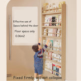 Narrow Wall-Mounted Book Shelf - 10cm Slim Bookcase for Bedroom, Living Room, Nursery - Space-Saving Storage Rack for Books, Decor, and Organizers Behind Doors