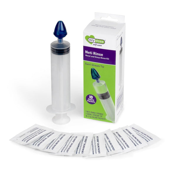 Irrigation for Sinus Pressure and Congestion Relief, Easy to Use, Includes EZY DOSE