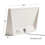 Aura HD Digital Picture Frame | Carver: The Best Frame for Gifting (White Mat, 10")