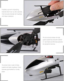 GoolRC C129 V2 RC Helicopter, 4 Channel Remote Control Helicopter with 6-Axis Gyro, 2.4GHz RC Aircraft with 3D Flips, Altitude Hold, One Key Take Off/Landing and 3 Batteries for Adults and Beginners