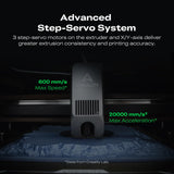 Creality K2 3D Printer, Multicolor Printing Need CFS, Max 600mm/s Printing Speed, Smart Auto Leveling & Al Camera, Next-Gen Direct Drive Extruder, 95% Pre-Assemble, Build Volume 260 * 260 * 260mm