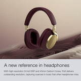 Over-Ear Wireless Headphones, Advanced Active Noise Cancellation, Luxurious Materials, 30-Hour Battery Life, Black Bowers & Wilkins