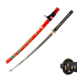 Dragon Katana, 1045 Carbon Steel Hand Forged Full Tang Japanese Sword