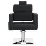 BarberPub Classic Hydraulic Reclining Barber Chair Salon Styling Beauty Spa Chair 2065 (Black)