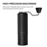 TIMEMORE Manual Coffee Grinder Chestnut ESP with Patented Stainless Steel Conical Burr - Precise Adjustable Setting - Black