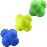 AIRLAXER Reaction Ball,Reflex Ball for Hand Eye Coordination Training,2.83 inch,Pack of 3-Blue,Yellow,Green. AIRLAXER