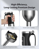 1000W Powerful Immersion Blender Handheld, 2025 New Update Hand Blender with 25-Speed and Heavy-Duty Copper Motor