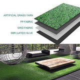 Petgrow Synthetic Artificial Grass Turf Lawn 15 x 30ft, 1.38" Outdoor/Indoor Fake Grass Rug