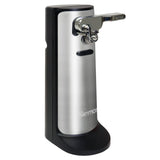 Kenmore Electric Can Opener - Arthritis-Friendly, Bottle Opener, Knife sharpener, Latas Abrelatas, Cord Storage, Automatic Countertop Appliance Stainless Steel Detachable Cutting Lever